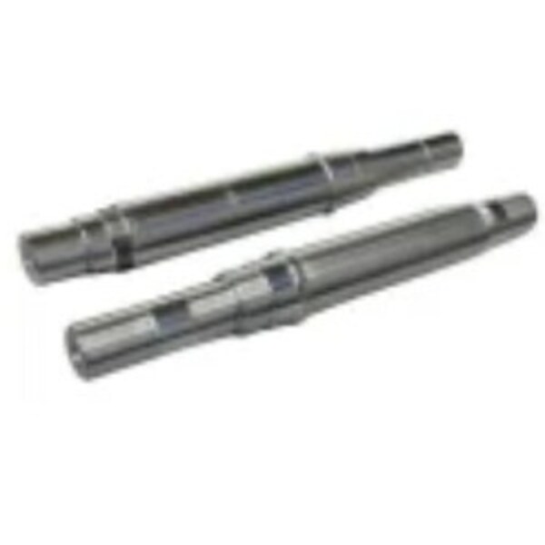 Smooth cylindrical surfaces on machined shaft components